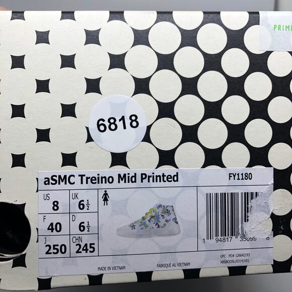 Adidas X Stella McCartney Women's Treino Mid Printed Floral Sneakers US 8 NWT - Picture 8 of 8